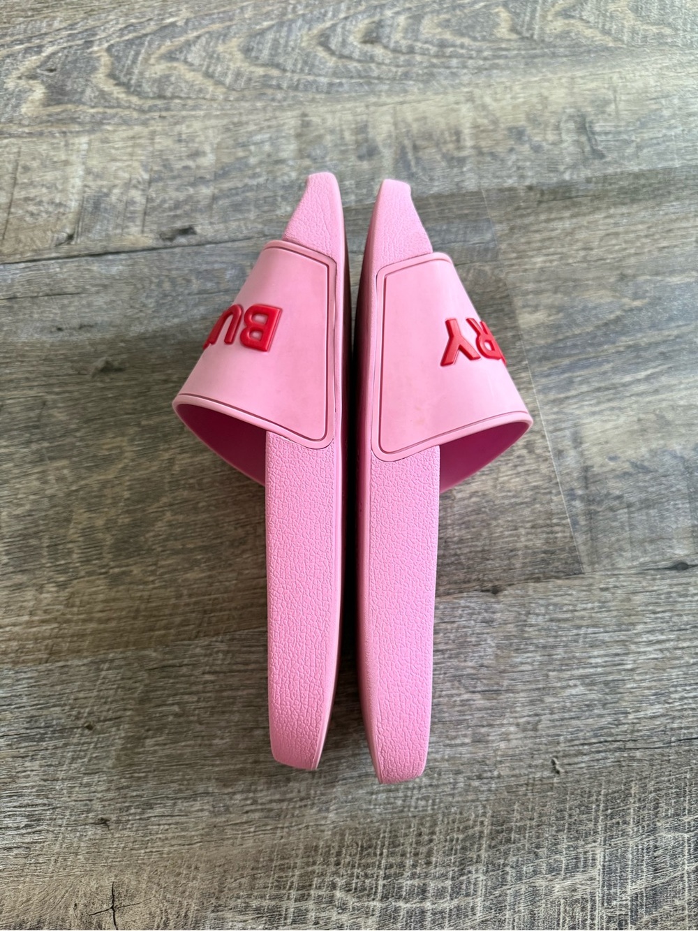 Burberry Pink Slides with Red Logo size 37 - Picture 3 of 6